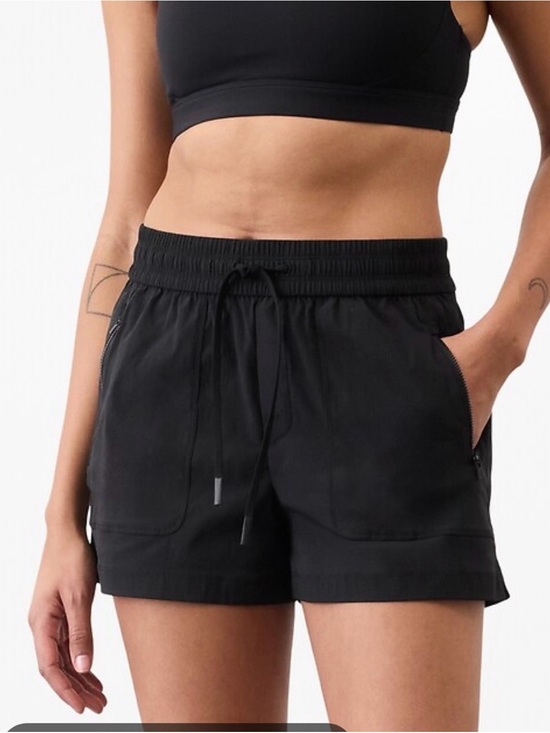 Athleta Pants - Athleta Black Drawstring Athletic Shorts